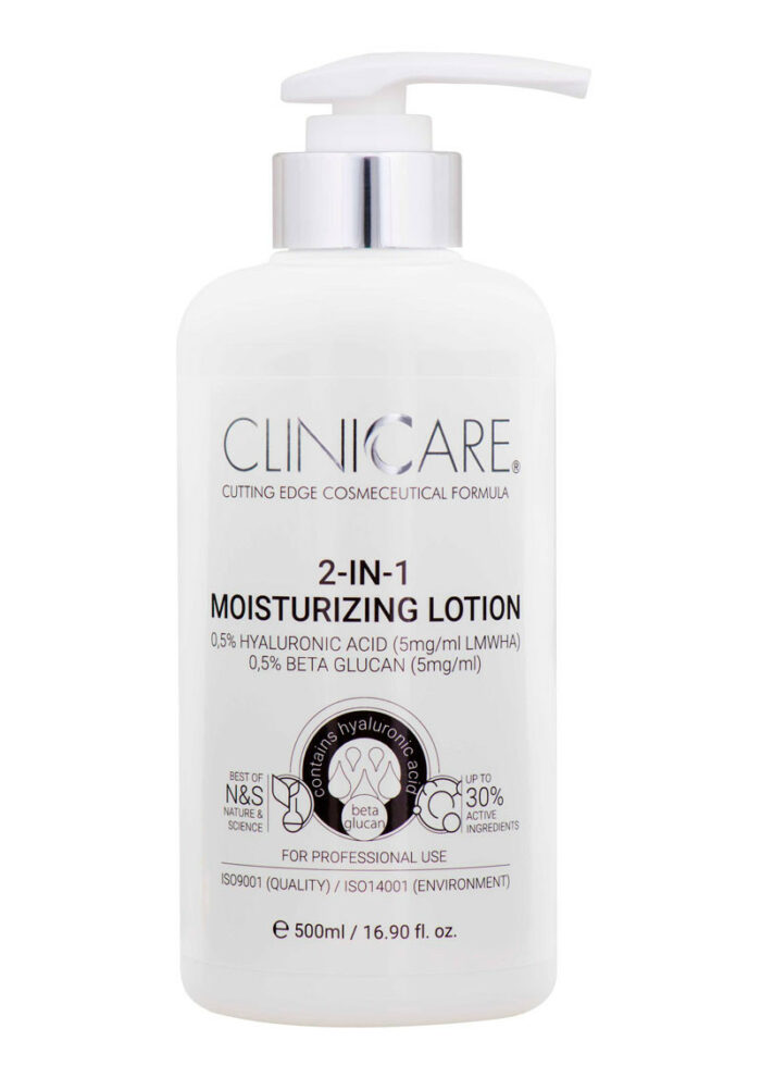Cliniccare Silky Moisturizing Lotion 2 in 1 500 ml