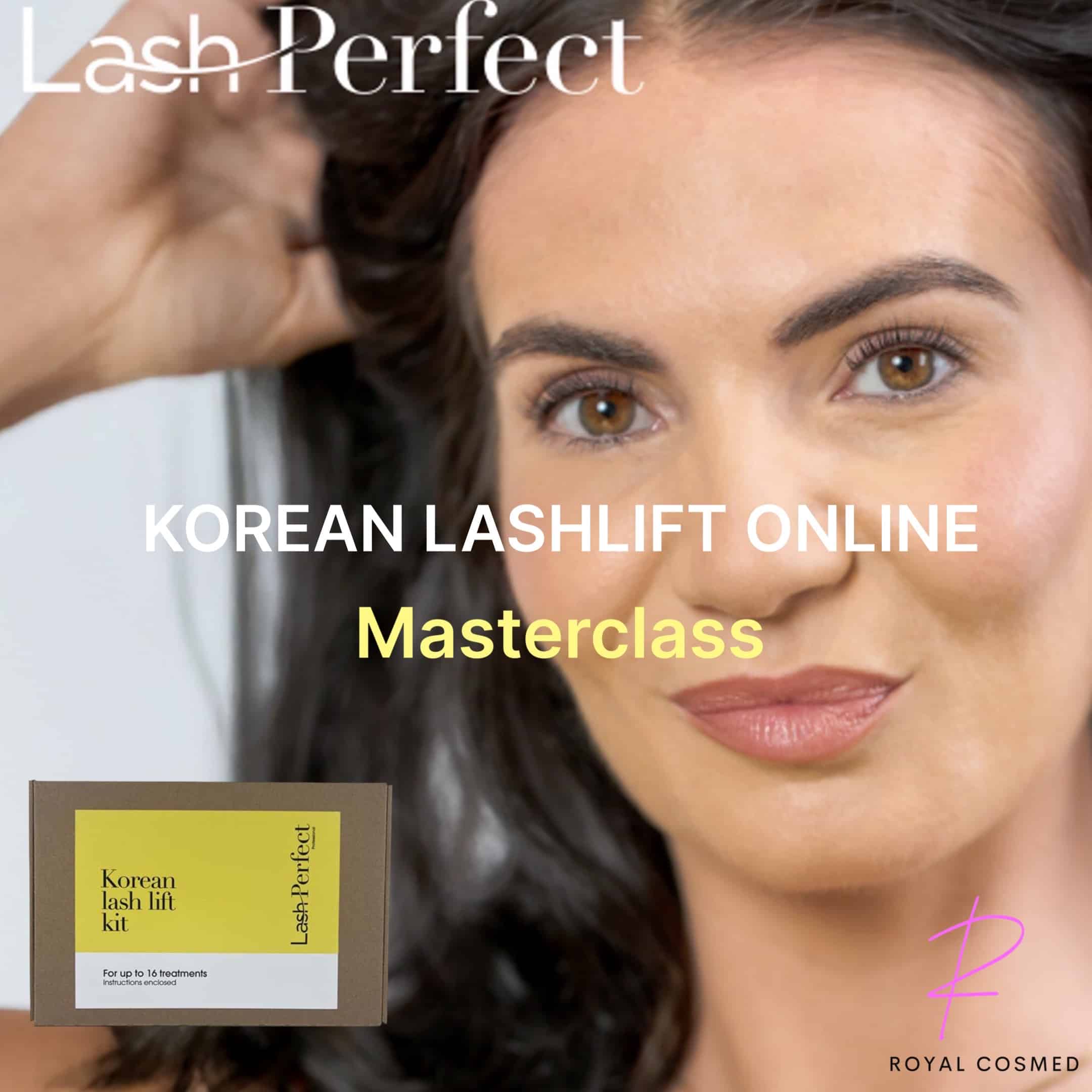 LP Korean lash lift koulutus Online