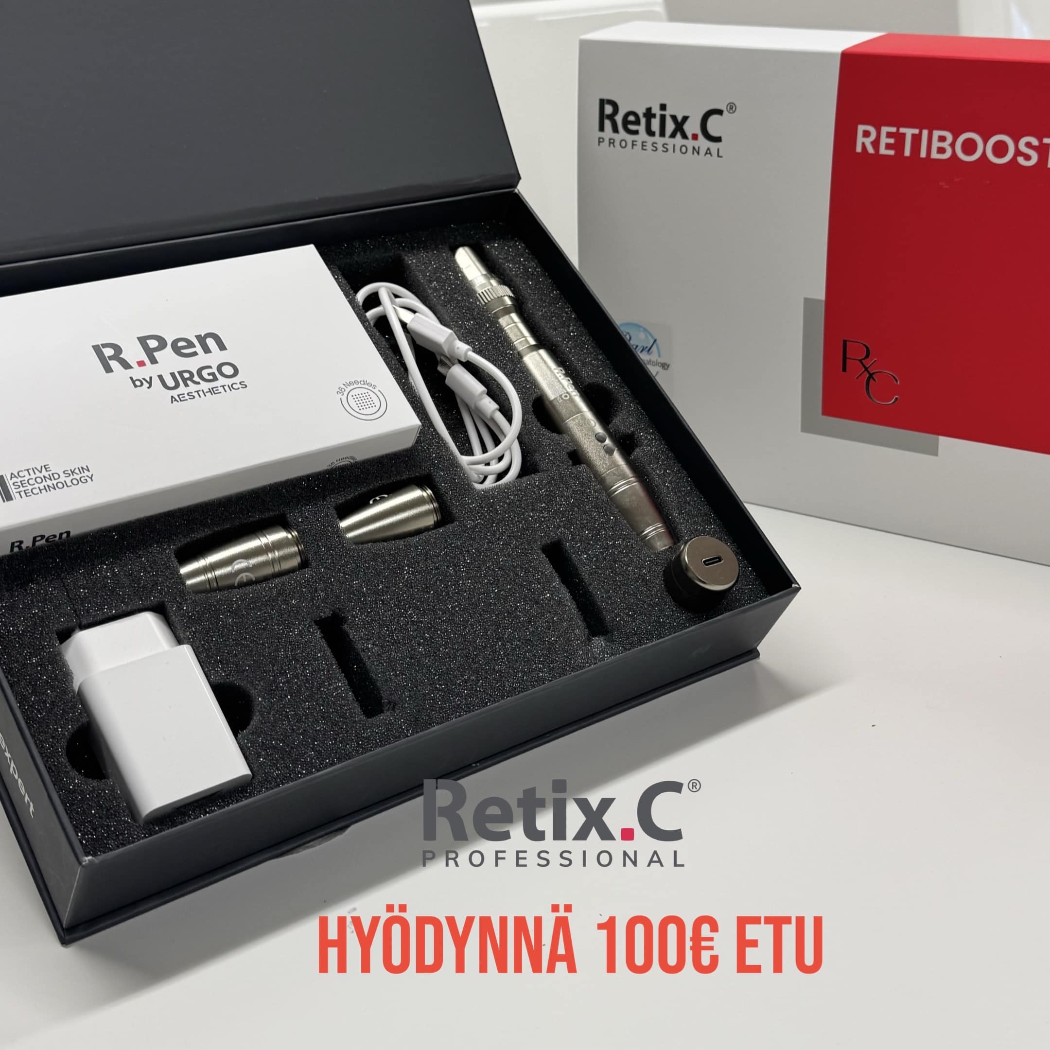 Retibooster + URGO R.Pen Erikoistarjous ammattilaisille